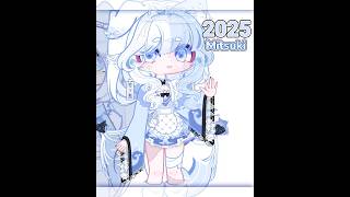 Cinna and Mitsuki🤍🩵 #animatin #trend #gacha  wich one? 2023 vs 2025