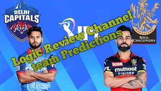 DC vs RCB IPL 2021 team predictions, GL tips, SL tips.... pitch report