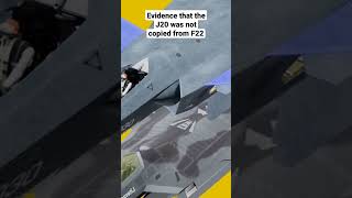 J20 is not a copy of F22