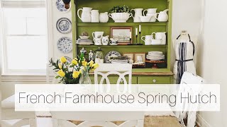 French Farmhouse Spring Hutch