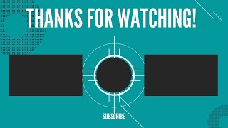 Create a Youtube OUTRO in 3 Minutes for FREE