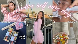 生産的なセルフケアデーのVlog𐙚♡