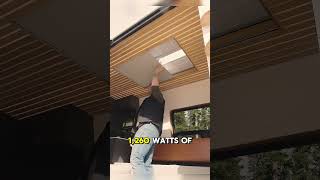 Extendable solar panels on a van?! That’s something new #vanlife #vanlifeconversion #sprinter