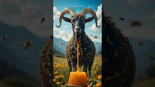 Rescue team saved a goat from honeybee #shorts #rescuegoat