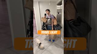 軽装で旅行