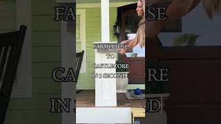 CASTLECORE: Do you hate your front porch columns? . Even if you have skinny columns you can do this!
