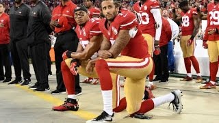 NFL star continues national anthem protest