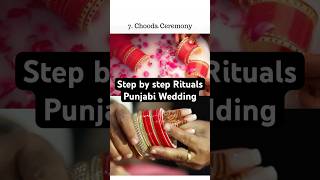 Punjabi Wedding Ceremonies Rituals Step by Step #punjabiwedding #ritualsandceremonies #indianwedding