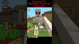 Ranking The WEIRDEST Minecraft Moments!