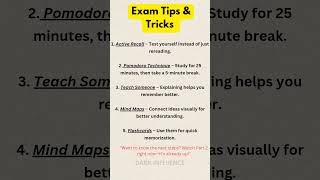 clever ways to study for exams 1 #exam #studymotivation #shortvideo #revisiontips