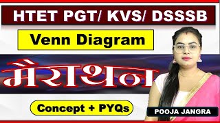 Venn Diagram |Htet Preparation | Venn Diagram Pyqs |HTET |DSSSB| KVS Preparation |Pooja Jangra