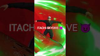 NEW SKYDIVE 🪂 | Itachi Skydiving | #freefire #skydive #itachi #naruto #ffxnaruto #shorts #viral