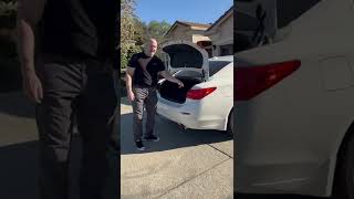 Infiniti Q50 heavy trunk fix