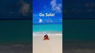 Go solo and win it #indiantravelers #travel #beach #maldives