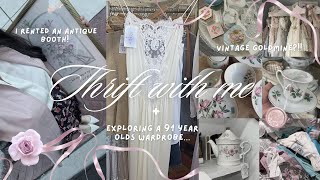 Thrift With Me: Inside a 91-Year-Old’s Wardrobe + My First Antique Booth!