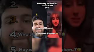 Ranking The Best Duets Ever Pt2.. 💯 #shorts
