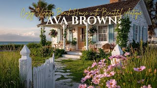 Discover Ava Brown’s Cozy Vintage Beach House with Beautiful Antique Decorations