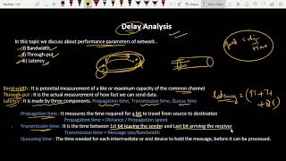9. Delay Analysis | Computer Networks | aktu | Important Topic