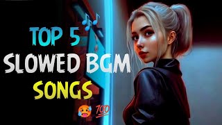 Top 5 Best Slowed + Reverb Song Ringtone 2023 | Slowed And Reverb Playlist | ontime music