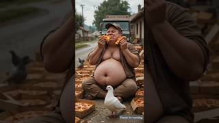 The Funniest Farmer & Pigeon Story 😂 | Pizza Truck Comedy | Must Watch! #Comedy #Pigeon #Farmer
