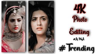 How To Make 4k Hd Pic | Make Smooth Image For Status Video | Lightroom Lipstick Effect Photo Editing