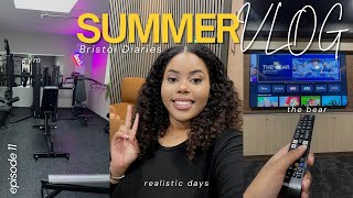 BRISTOL DIARIES | *Realistic* Summer Days, The Bear S4, Gym + More! ♡🌺