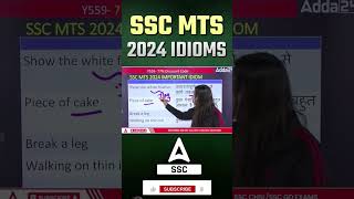 SSC MTS 2024 | IDIOMS