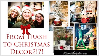 Christmas Junk Box Challenge #2! Turning Junk into Christmas Decor!?!? #christmas2023  #christmasdiy