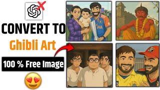 Free 💯%How to create Ghibli art| Free generate Ghibli image|Ghibli art kaise banaye#shorts 