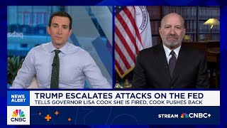 Commerce Sec. Lutnick on firing of Fed Gov. Cook: The crook always says I'm not going anywhere