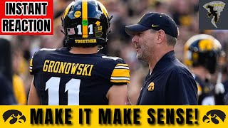DISMAL DEBUT: Cy-Hawk concern after HORRIFIC passing effort from Mark Gronowski & Iowa Football