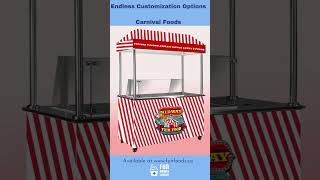 Customized Vending Cart Showcase - Food & Beverage/Concession Stand