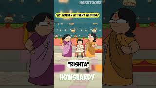 Indian Moms In Weddings  - Funny short - Hindi Animation