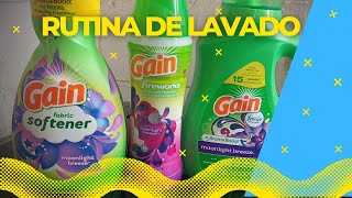 Rutina de lavado Gain #gain @gain#rutinadelavado @encasadecindy