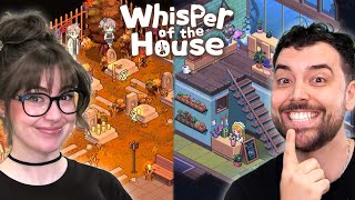 Husband & Wife play Whisper of the House (cozy organizing game)