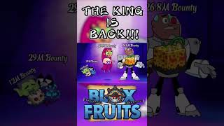 The king is back!!! #bloxfruits #roblox #gamerrobot