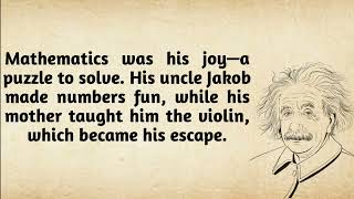 Albert Einstein's Story | Learn English Through Story | english storytelling practice | story