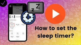 How to set the sleep timer on MP3 Downloader-YouTube Player?