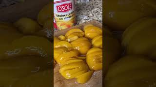 Marquesa de duraznos o melocotones a mi manera
