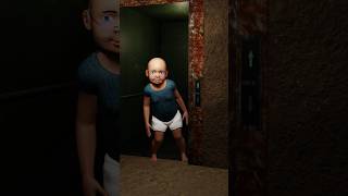 Baby Jim Vs Monster #shorts #funny #animation