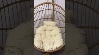 "Ready to unwind in style? Watch as our customer shows just how comfy and chic our egg chair is"! 🪑✨