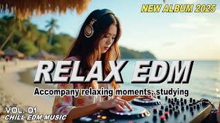 Chill & Focus Lo-Fi EDM Mix 2025 🎧 Relaxing Background Music for Study, Work & Relax 