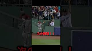 ホームランボールをキャッチする上原がヤバすぎる!! #野球 #メジャーリーグ