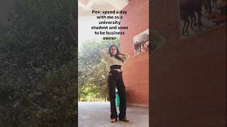 spend a day with me- uni student & a business owner #universitylife #business #success #ytshorts