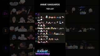 Anime Vanguard New Tier List!