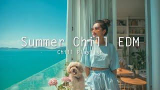 Relaxing Chill EDM 8 Hours – Summer Cafe Music for Study, Work & Focus