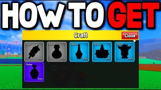 How To CRAFT POTIONS  in BLOX FRUITS! ROBLOX