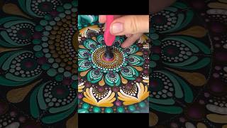 🎨 Learn Dot Mandala painting. Watch Now! #dotmandala #acrylicpainting #dotting #dotart #mandala