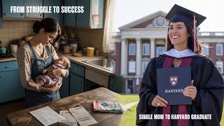 “She Was a Single Mom on Food Stamps… Now She’s a Harvard Graduate | Motivational True Story”