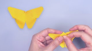 How to make a Paper Butterfly / Origami Butterfly in 3 minutes